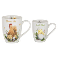 Mini Me Mother Hen/chick 2pce Mug Set 