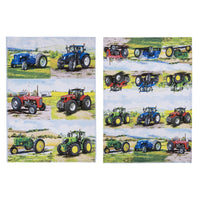 Tractors Then/now 2pk Teatowels