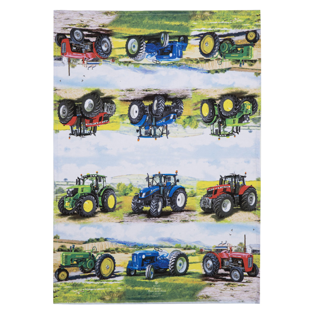 Tractors Then/now 2pk Teatowels