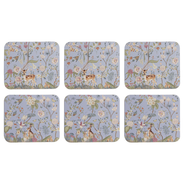 Enchanted Forest 6pk Coasters 