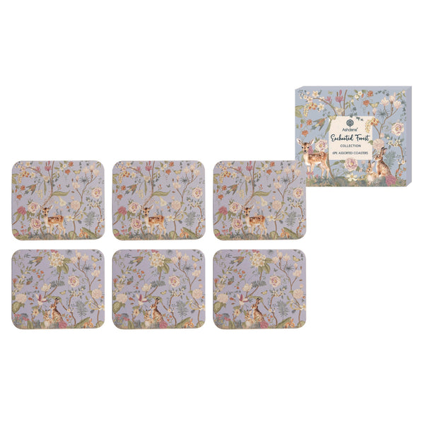 Enchanted Forest 6pk Coasters 