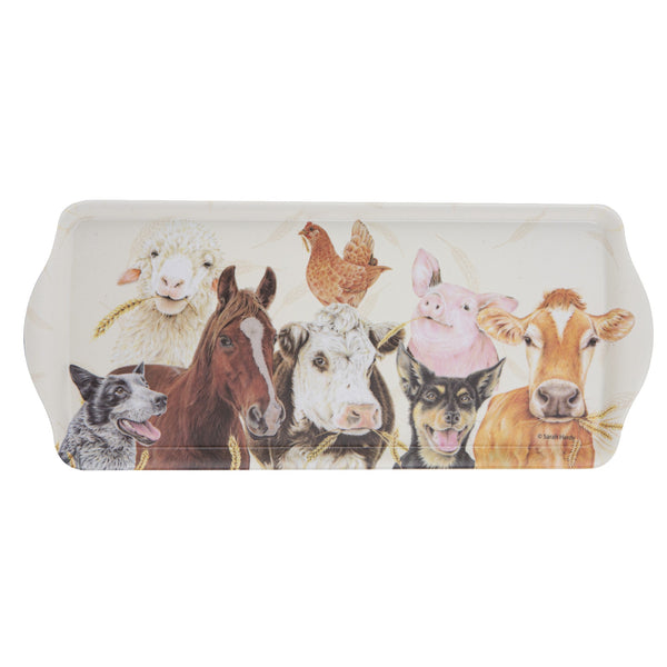 Farmyard Faces 2 Sandwich Tray 