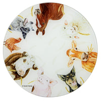 Farmyard Faces 2 Round Surface Protector
