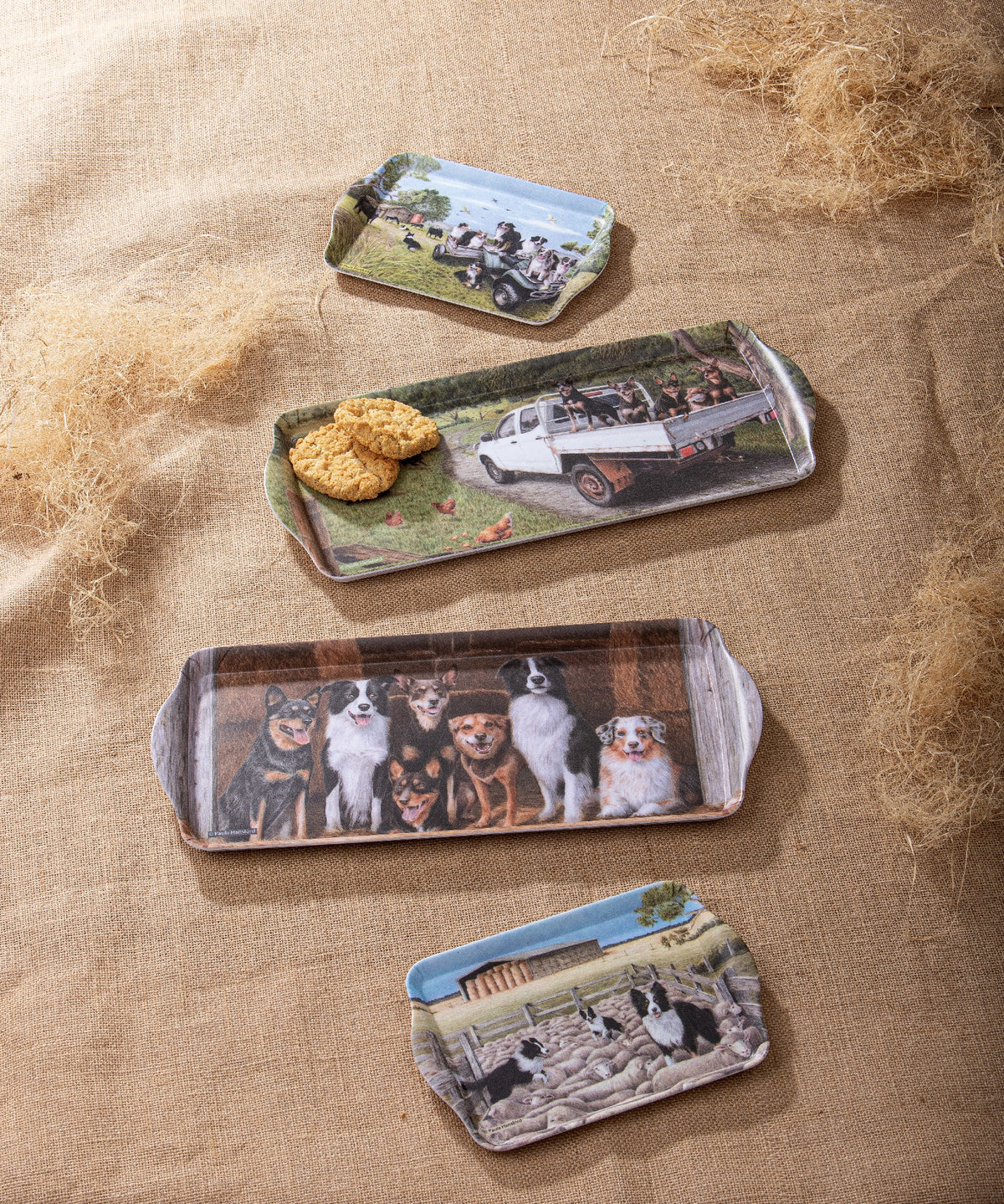 Working Dogs Hay Shed Sandwich Tray