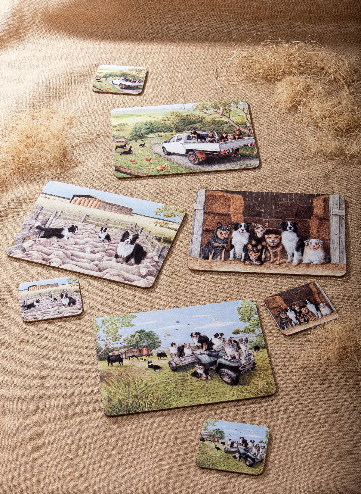 Working Dogs 6pk Placemats