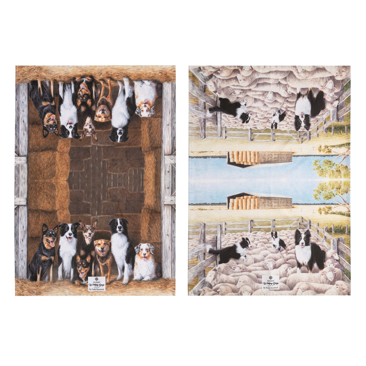 Working Dogs Farm 2pk Kitchen Teatowel