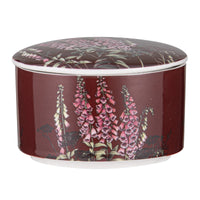 Secret Garden Maroon Trinket Box