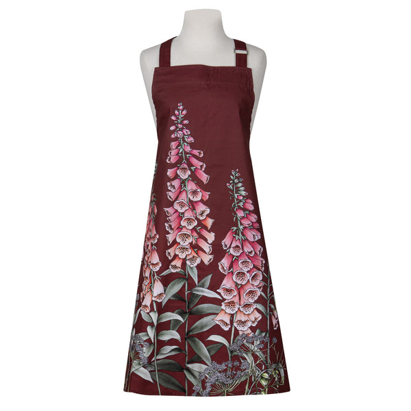 Secret Garden Maroon Apron 
