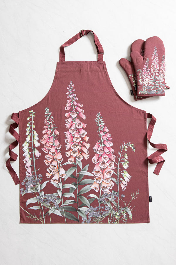 Secret Garden Maroon Apron 