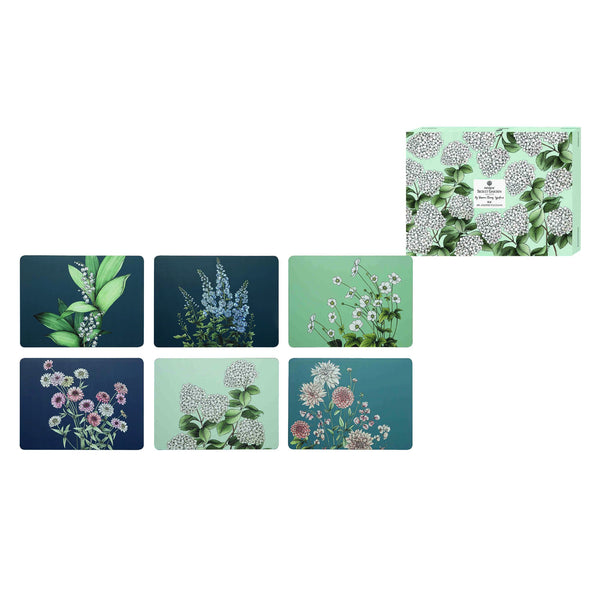 Secret Garden Blue 6pk Placemats