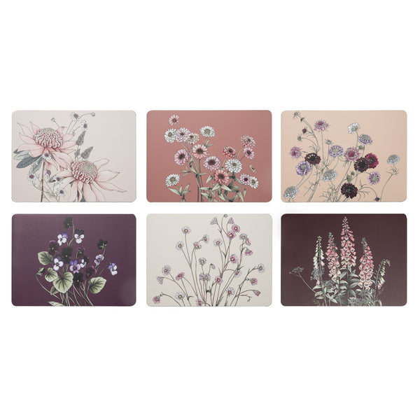 Secret Garden Pink 6pk Placemats