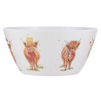 Coo Christmas Large Melamine Salad/chip Bowl