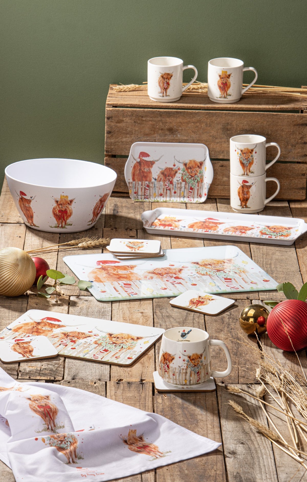 Coo Christmas 2pk Scatter Tray