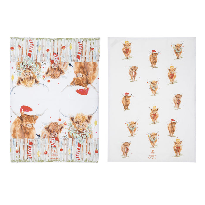 Coo Christmas 2pk Kitchen Tea Towels