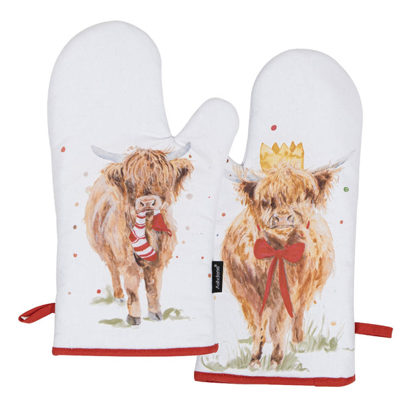 Coo Christmas 2pk Oven Mitts