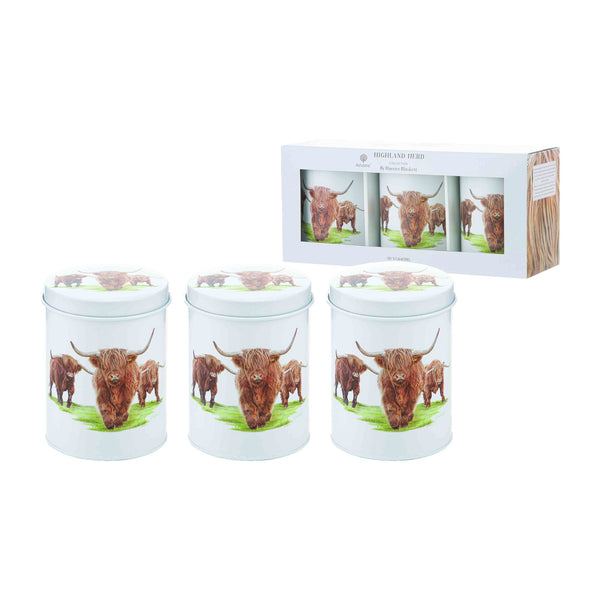 Highland Herd 3pk Canisters 