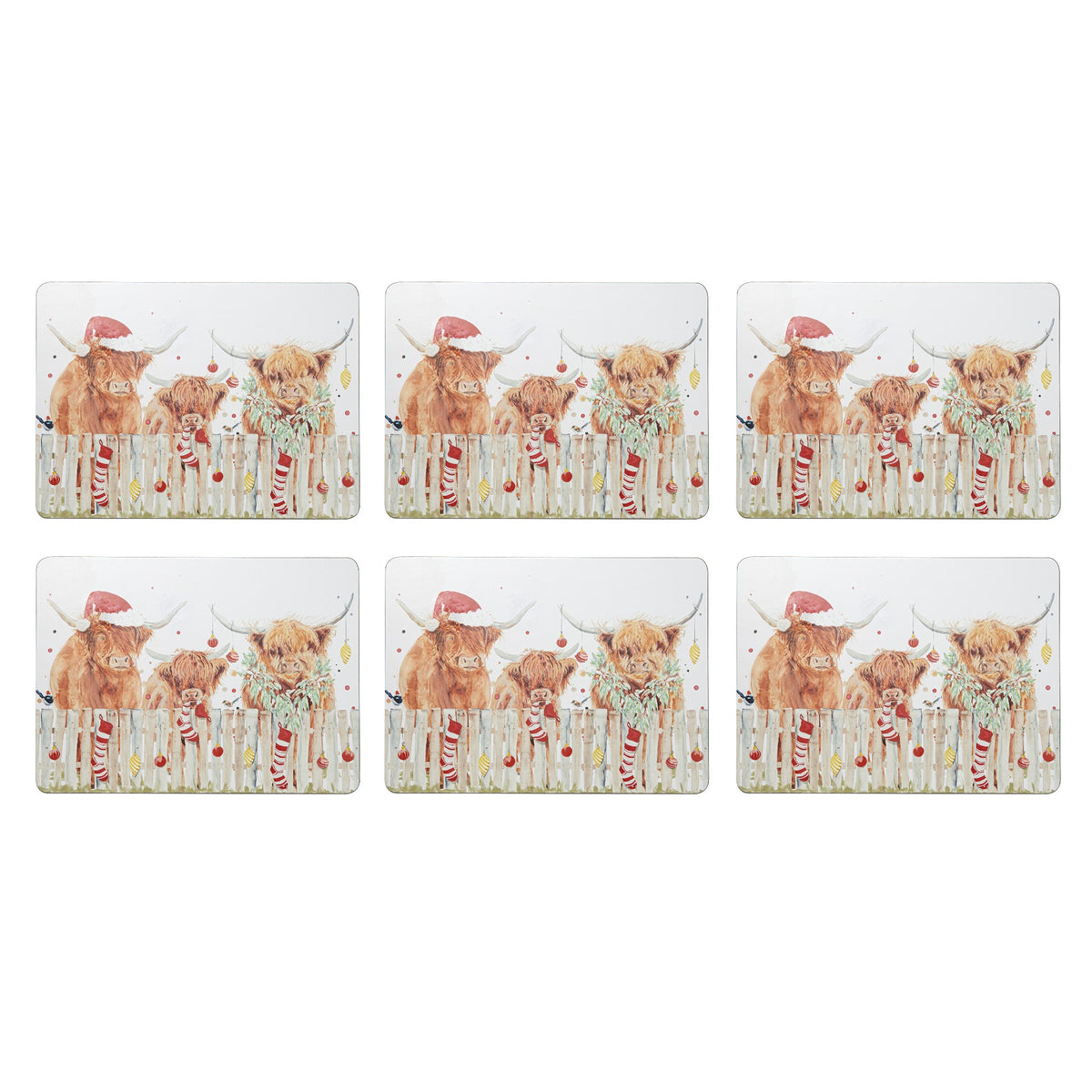 Coo Christmas 6pk Placemats