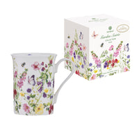 Garden Soiree Can Mug 340ml - White