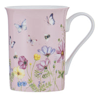 Garden Soiree Can Mug 340ml - Pink
