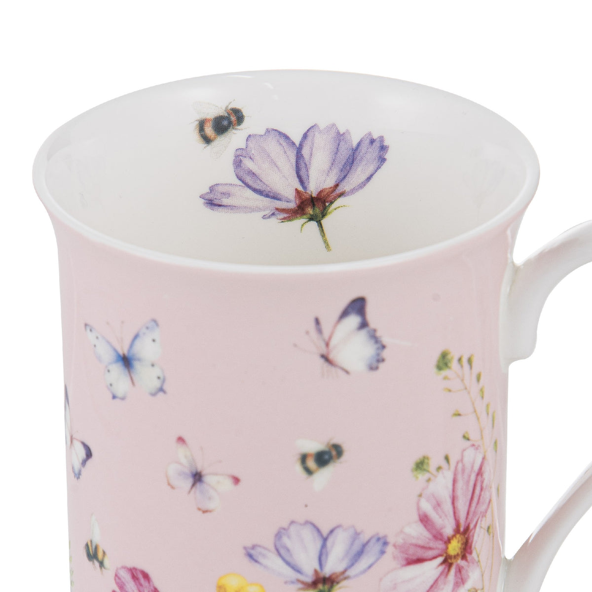 Garden Soiree Can Mug 340ml - Pink