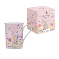 Garden Soiree Can Mug 340ml - Pink