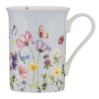Garden Soiree Can Mug 340ml - Blue