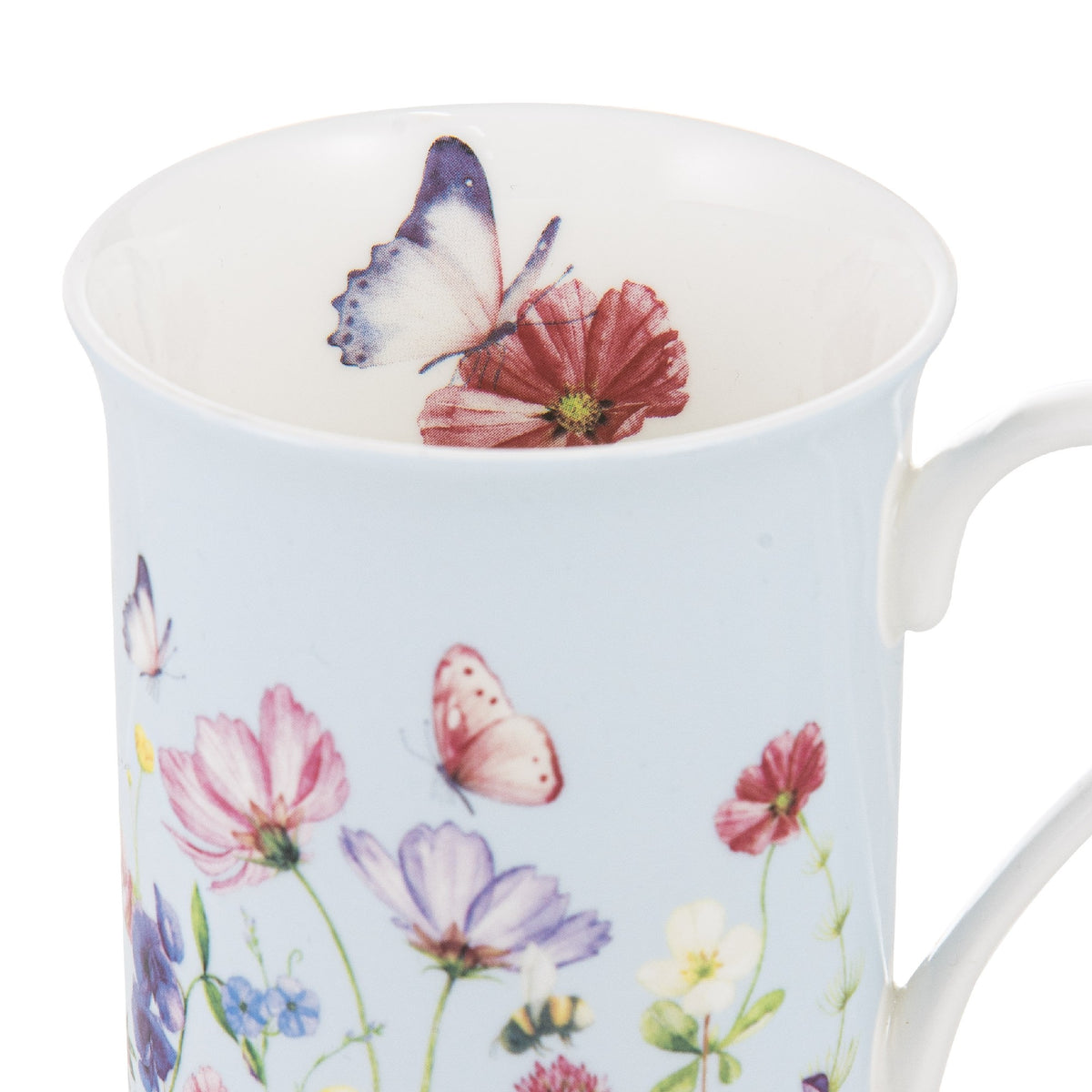 Garden Soiree Can Mug 340ml - Blue