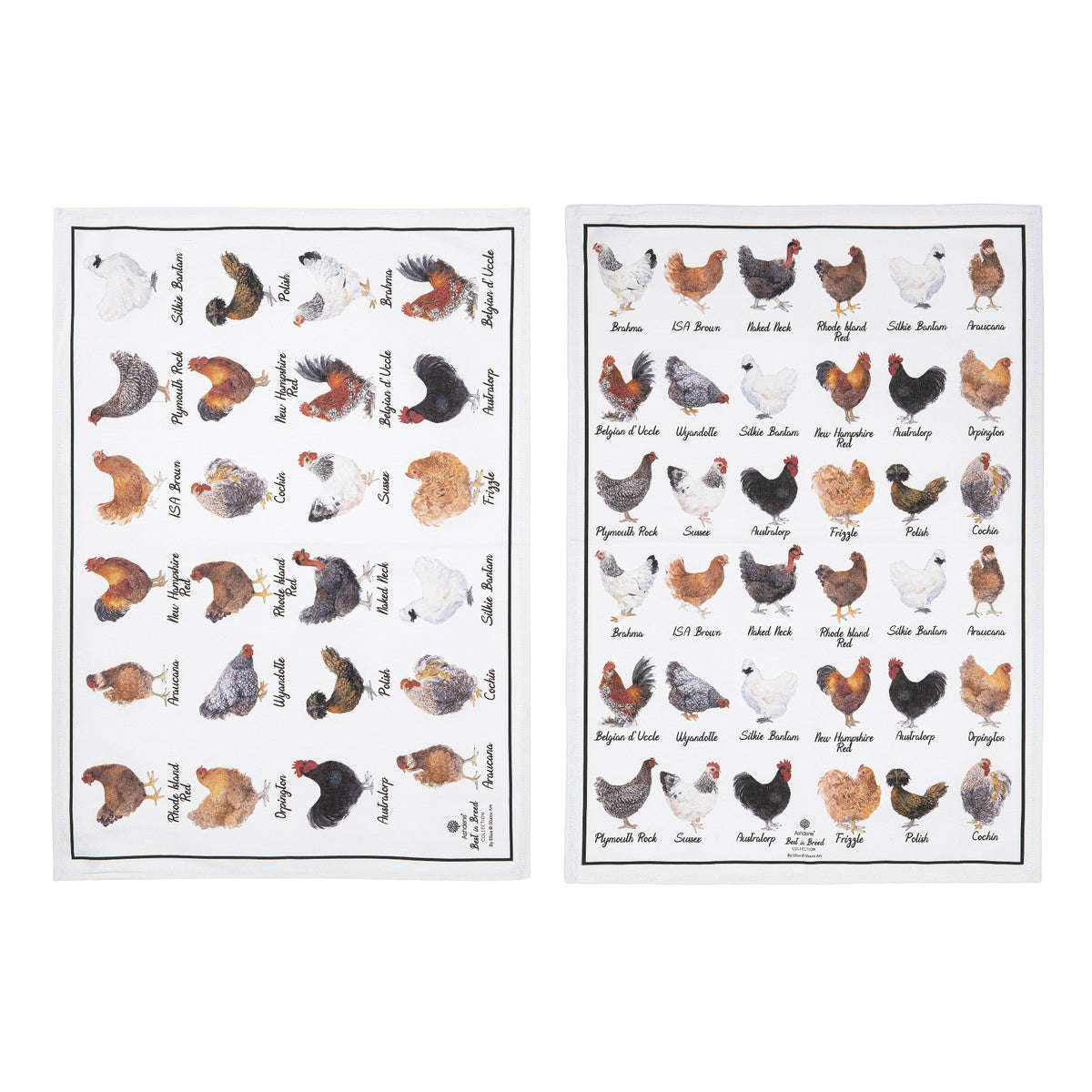 Best In Breed Chicken 2pk Teatowel