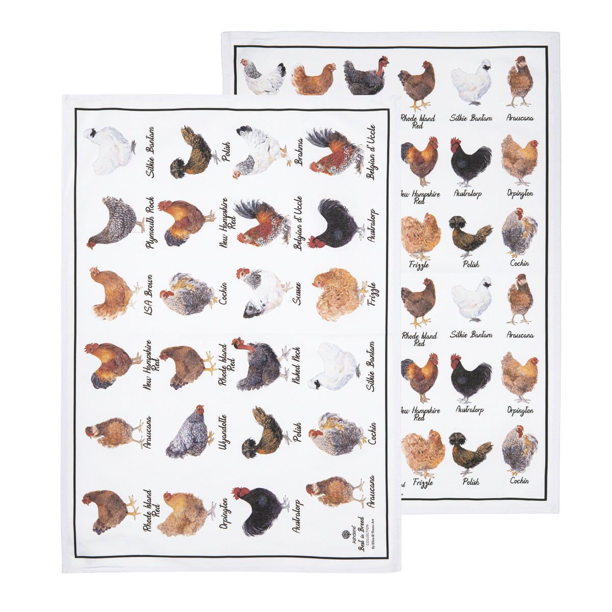 Best In Breed Chicken 2pk Teatowel