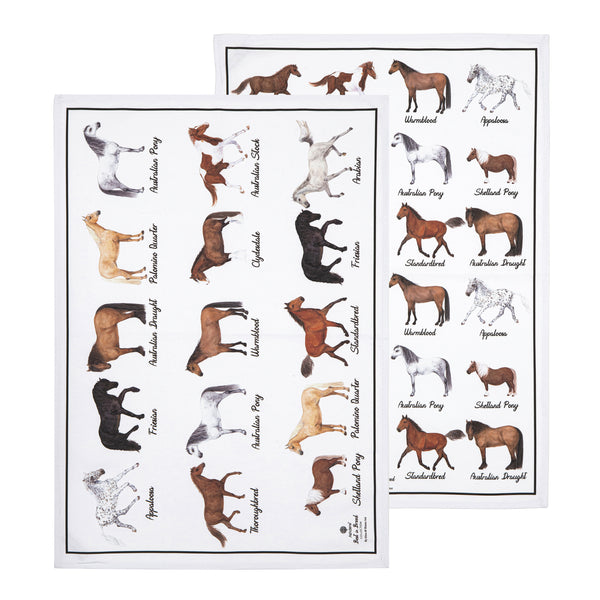 Best In Breed Horse 2pk Teatowel