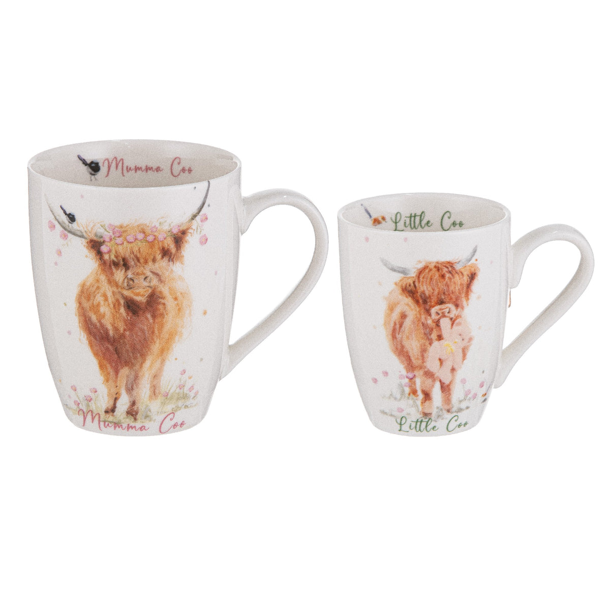 Mini Me Mumma/little Coo 2 Piece Mug Gift Set