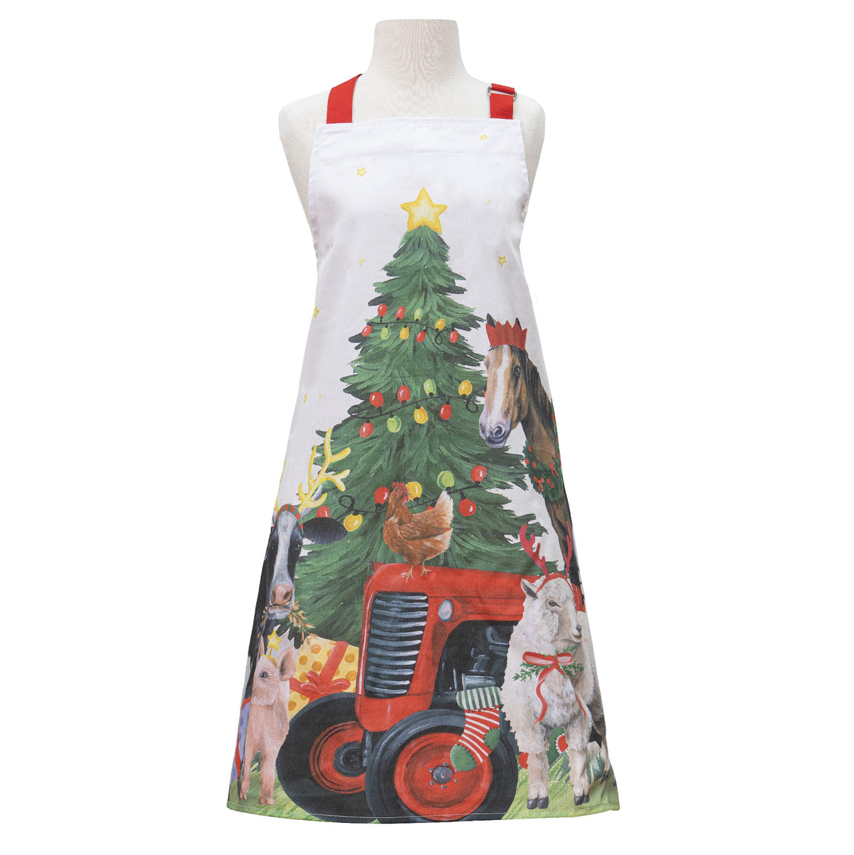 Christmas At The Farm Apron