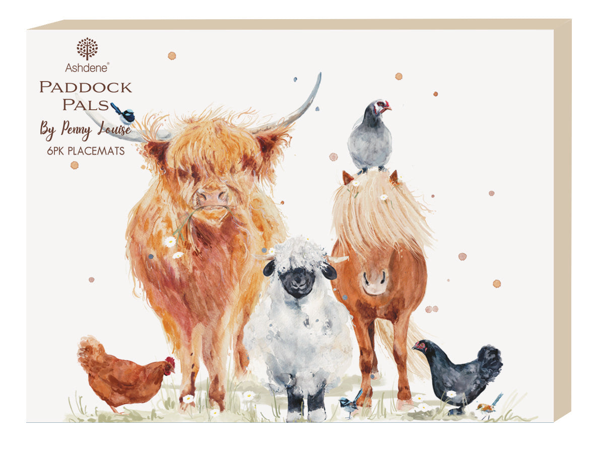 Paddock Pals 6pk Placemats