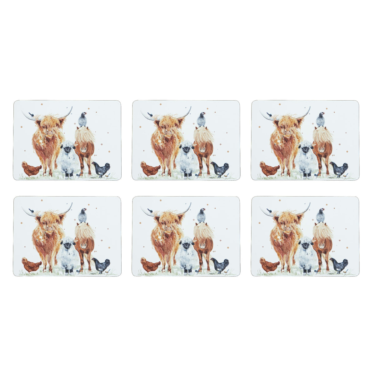 Paddock Pals 6pk Placemats