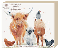 Paddock Pals 6pk Coasters 