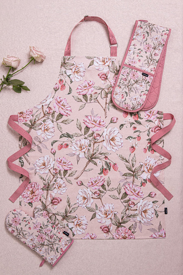 Raspberry Rose Apron