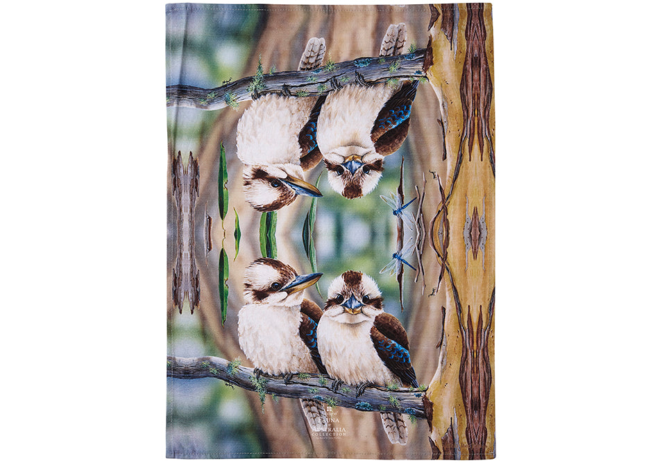 Fauna Of Australia Kookaburra Kitchen Teatowel