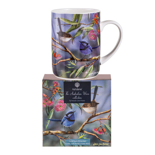 Mug Australian Wren Coral Gum Attraction 