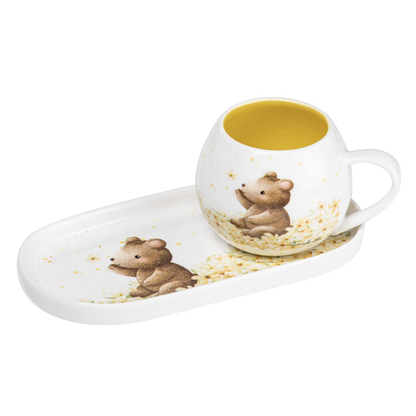 Baby Mug & Plate Little Darlings Baby Bear 