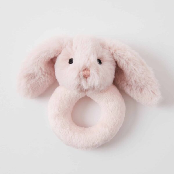 Jiggle & Giggle Rattle Bunny Pink