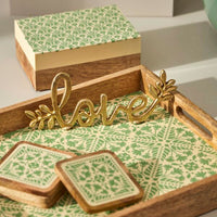 Love Sculpture Gold