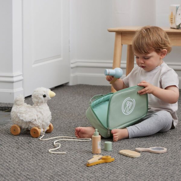 Jiggle & Giggle Duck Plush Pull Along