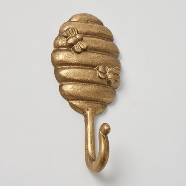 Beehive Wall Hook Gold