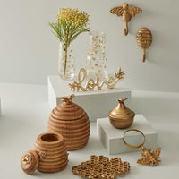 Beehive Wall Hook Gold