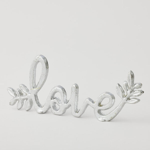 Love Sculpture Silver 