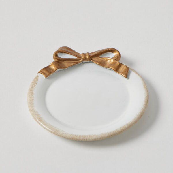 Babette Trinket Plate White 