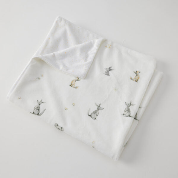 Jiggle & Giggle Little Aussie Critters Soft Fleece Blanket