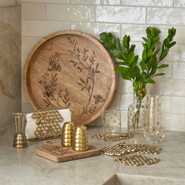 Botanical Buzz Trays Set Of 2