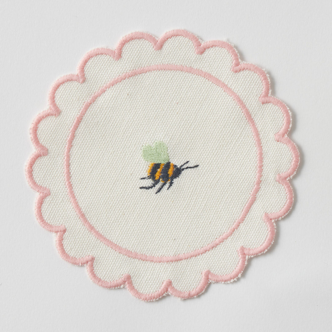 Anjou Embroidered Cocktail Coaster 