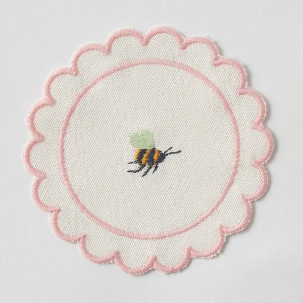 Anjou Embroidered Cocktail Coaster 